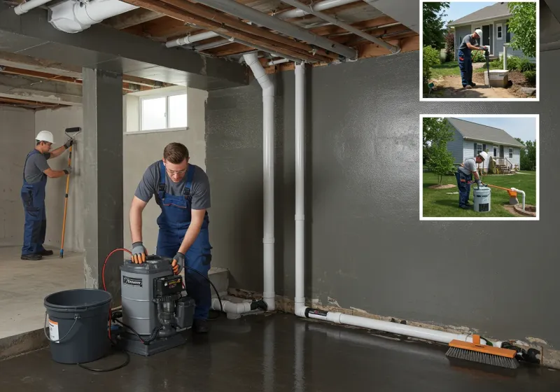 Basement Waterproofing and Flood Prevention process in New Paris, OH